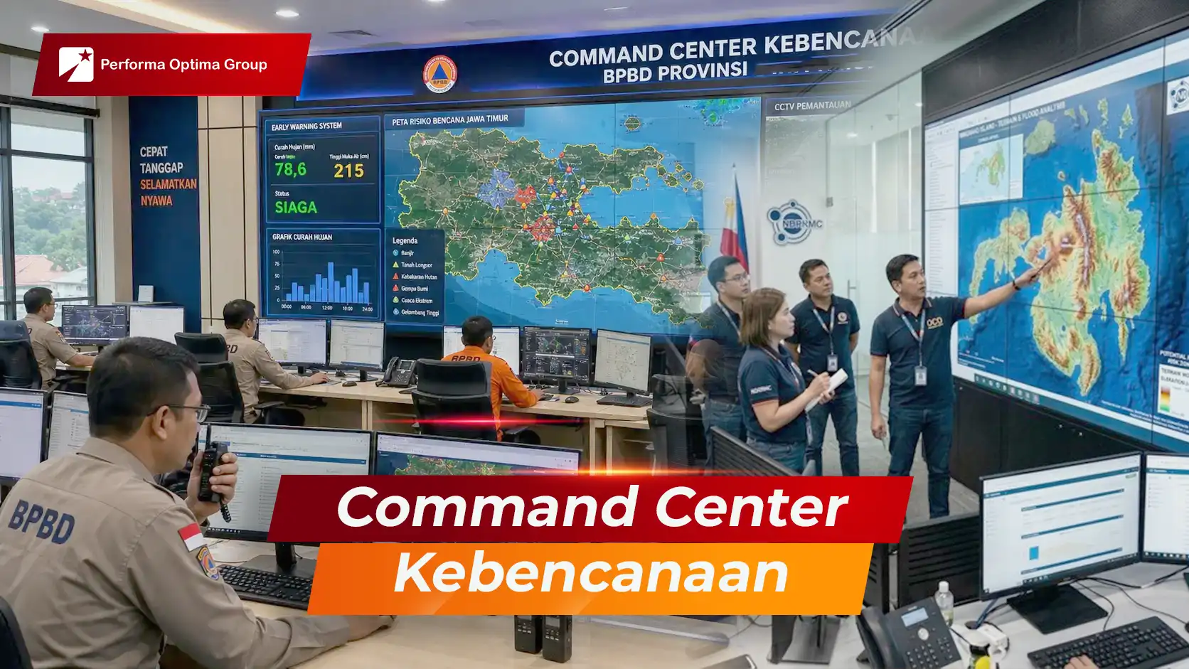 Command center kebencanaan dengan data real-time untuk mempercepat respons bencana copy 2